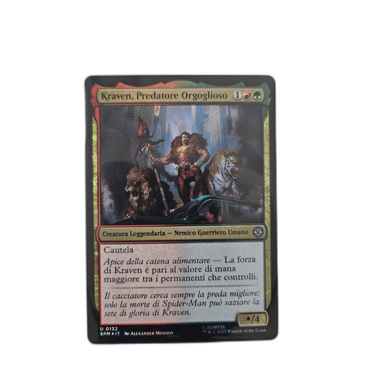 #U0132 - Kraven, predatore orgoglioso - foil