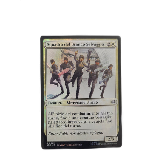 #C0123 - Squadra del branco selvaggio - foil